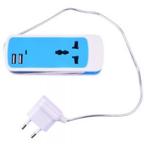 2 in 1 USB Travel Adaptor with Extension Cord