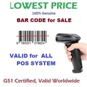 EAN UPC GS1 Certified Barcode Label for Products