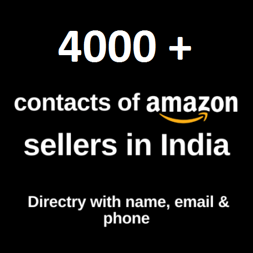 Buy Amazon India Seller Database Leads Directory B2B Gen Pros