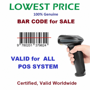 EAN UPC Certified Barcode Label for Products