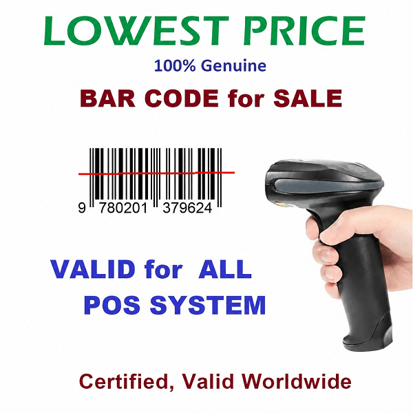 EAN UPC Certified Barcode Label for Products